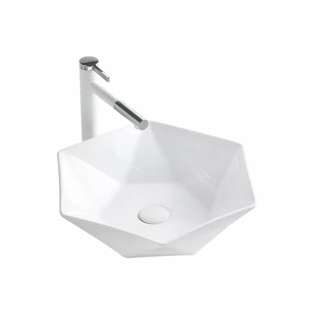 Sintered Stone Thin Edge Counter Top Basin With Faucet